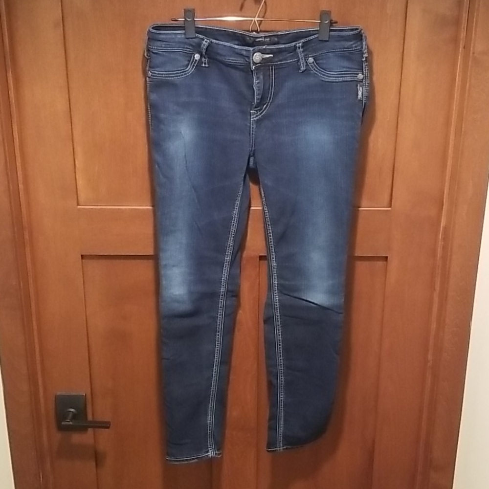 Silver women's Suki skinny jeans